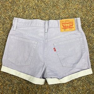 Levi Purple 501 Shorts